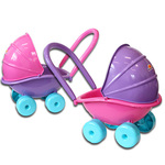 Alltoys Globoko vijolični voziček za punčke
