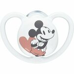 NUK Duda Space Disney Mickey v škatli bela 0-6m