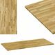 shumee Površina za mizo trden hrastov les pravokotna 23 mm 120x60 cm