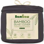 Bambaw Prevleka za odejo iz bambusa 240 x 220 cm - Charcoal