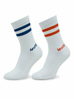 Levi's® Set 2 parov ženskih visokih nogavic 701224686 Rdeča