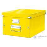 Leitz "Click &amp; Store" škatla za shranjevanje, A4, sijajna, rumena