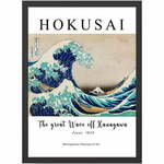Plakat 35x45 cm Hokusai – Wallity
