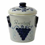 WEBHIDDENBRAND Rumov lonec Rumtopf 5l / 22x21,5 / sivo moder / keramika