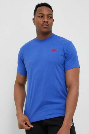 Kratka majica Marmot Peaks Tee moška - modra. Kratka majica iz kolekcije Marmot. Model izdelan iz tanke