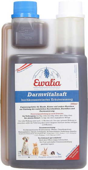 Ewalia Vitalni sok za črevesje hišnih ljubljenčkov - 500 ml