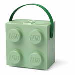 LEGO škatla z ročajem - vojaško zelena
