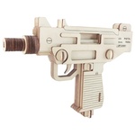 Woodcraft Lesena 3D sestavljanka UZI pištole