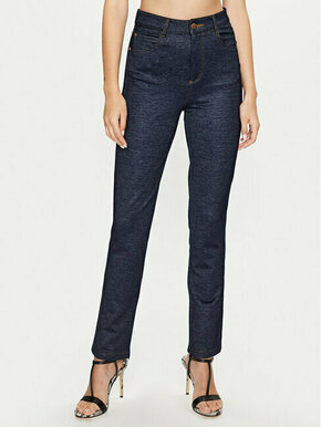 Guess Jeans hlače W3YB30 KBU70 Mornarsko modra Straight Fit