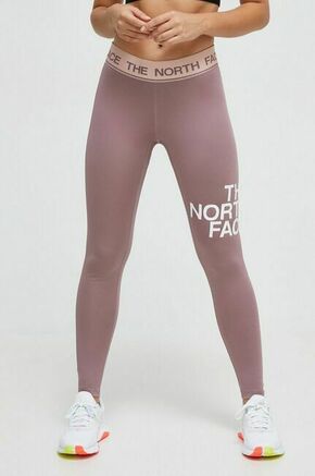 Pajkice za vadbo The North Face roza barva - roza. Pajkice za vadbo iz kolekcije The North Face. Model izdelan iz fleksibilnega materiala