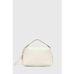 Usnjena torbica Gianni Chiarini bela barva - bela. Majhna torbica iz kolekcije Gianni Chiarini. Model na zapenjanje, izdelan iz naravnega usnja.