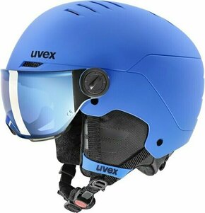 UVEX Rocket Junior Visor Blue Matt 51-55 cm Smučarska čelada