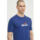 Bombažna kratka majica Ellesse Trea T-Shirt moška, mornarsko modra barva, SHV20126 - mornarsko modra. Kratka majica iz kolekcije Ellesse, izdelana iz elastične pletenine. Model iz zračne bombažne tkanine.