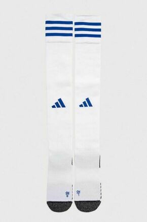 Nogometne nogavice adidas Performance Adi 23 - bela. Nogometne nogavice iz kolekcije adidas Performance. Model izdelan iz recikliranega materiala