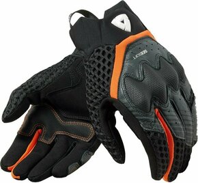 Rev'it! Gloves Veloz Black/Orange XL Motoristične rokavice