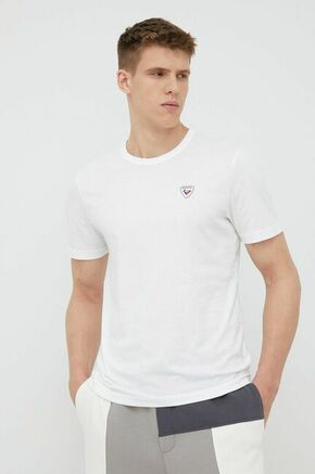 Bombažen t-shirt Rossignol bela barva - bela. Lahkotna majica iz kolekcije Rossignol. Model izdelan iz tanke