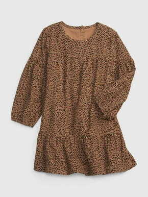 Gap Otroške Obleka leopard 4YRS