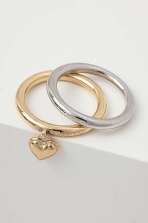 Calvin Klein Romantični dvobarvni komplet prstanov iz jekla Captivate 35000326 (Obseg 54 mm)