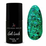 Juliana Nails Gel Lak Pearl Of Dew zelena z bleščicami No.949 6ml