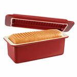 Tescoma Pieczenie rdeča Keramični kalup za peko kruha Delicia 345 X 13 CM Red Toast