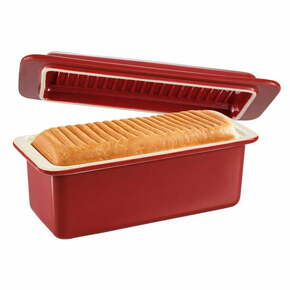 Tescoma Pieczenie rdeča Keramični kalup za peko kruha Delicia 345 X 13 CM Red Toast