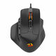 Redragon M806 Bullseye gaming miška, žičen, 12400 dpi, črni