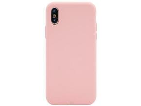 Chameleon Apple iPhone X/XS - Silikonski ovitek (liquid silicone) - Soft - Candy Pink
