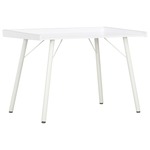 Pisalna miza bela 90x50x79 cm