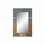 slomart stensko ogledalo dkd home decor modra bela jelka (60 x 3.5 x 89.5 cm)