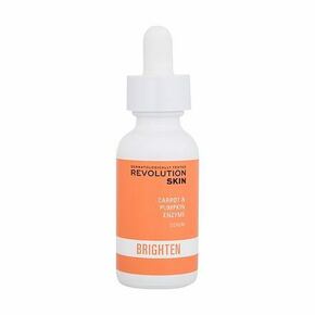 Revolution Skincare Brighten Carrot &amp; Pumpkin Enzyme Serum serum za obraz 30 ml za ženske