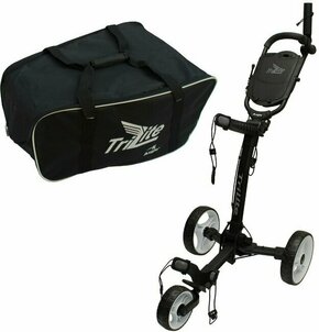 Axglo TriLite 3-Wheel SET Black/White Ročni voziček za golf