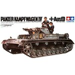 Tamiya maketa-miniatura Panzerkampfwagen IV Ausf.D s tremi figurami • maketa-miniatura 1:35 tanki in oklepniki • Level 3