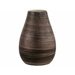 WHC vaza Tribe 13x13xh19cm, rjava, keramika