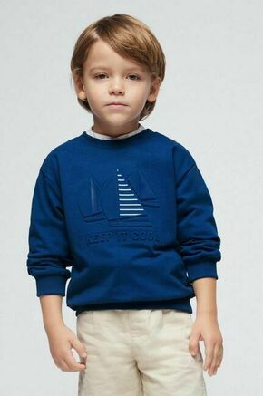 Otroški pulover Mayoral - modra. Otroški pulover iz kolekcije Mayoral