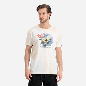 Bombažna kratka majica Alpha Industries Nose Art T-Shirt bež barva - bež. Kratka majica iz kolekcije Alpha Industries