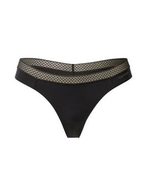 Calvin Klein Underwear Tangice - črna. Tangice iz zbirke Calvin Klein Underwear. Model iz mikrovlaka.