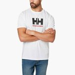 Helly Hansen T-shirt - bela. T-shirt iz zbirke Helly Hansen. Model narejen iz tanka, elastična tkanina.