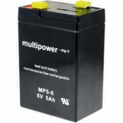 POWERY Akumulator Prosilno napajanje (UPS) Tairui TP6-4.0 6V 5Ah (nadomešča 4