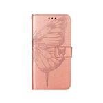 Chameleon Samsung Galaxy S23 Ultra - Preklopna torbica (WLGO-Butterfly) - roza-zlata