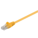 Goobay mrežni povezovalni kabel U/UTP CAT 5e patch, 3 m, rumen