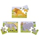 Bigjigs Toys Puzzle 3v1 safari zvieratká
