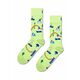 Nogavice Happy Socks Yoga In The Park Sock zelena barva - zelena. Nogavice iz kolekcije Happy Socks. Model izdelan iz elastičnega, vzorčastega materiala.