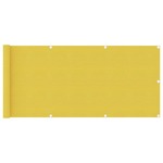 Balkonsko platno rumeno 75x500 cm HDPE