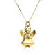 Amen Izvirna srebrna ogrlica Angels A1G (verižica, obesek) srebro 925/1000