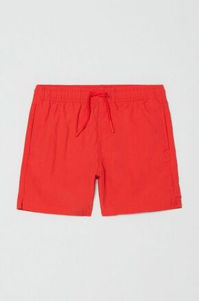 Otroške kopalne kratke hlače OVS rdeča barva - rdeča. Otroški kopalne kratke hlače iz kolekcije OVS. Model izdelan iz enobarvnega materiala.