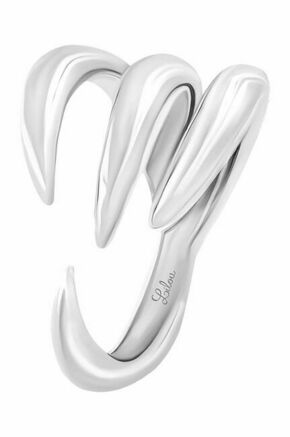 Prstan Lilou Forza - srebrna. Prstan iz kolekcije Lilou. Model izdelan iz medenine