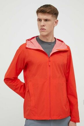 Outdoor jakna Jack Wolfskin Elsberg 2.5L oranžna barva - oranžna. Outdoor jakna iz kolekcije Jack Wolfskin. Nepodložen model