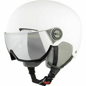 Alpina Arber Visor Q-Lite Ski Helmet White Matt L Smučarska čelada