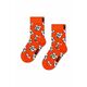 Otroške nogavice Happy Socks Kids Dog Sock oranžna barva - oranžna. Otroške nogavice iz kolekcije Happy Socks. Model izdelan iz elastičnega, vzorčastega materiala.