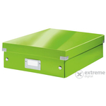 Leitz "Click &amp; Store" škatla za shranjevanje, laminirana lepenka, velikost M, zelena